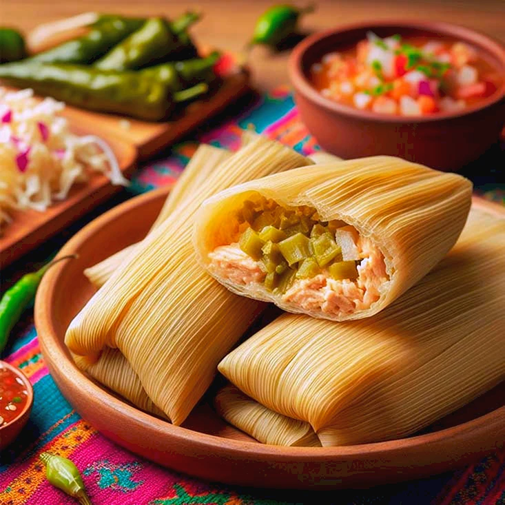 Tradicionales Tamales Salvadoreños cercano a ti